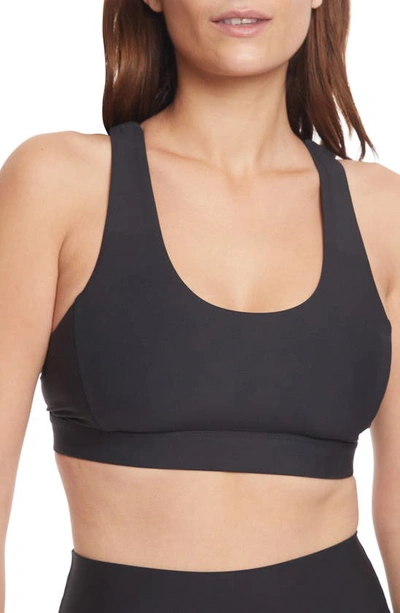 Sage Collective To The Point Sports Bra In Black