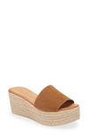 Cordani Buffy Espadrille Platform Sandal In Cuero Suede