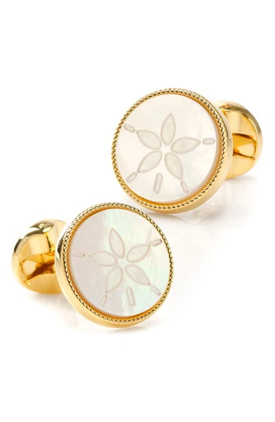 Cufflinks, Inc Sand Dollar Cuff Links In Gold