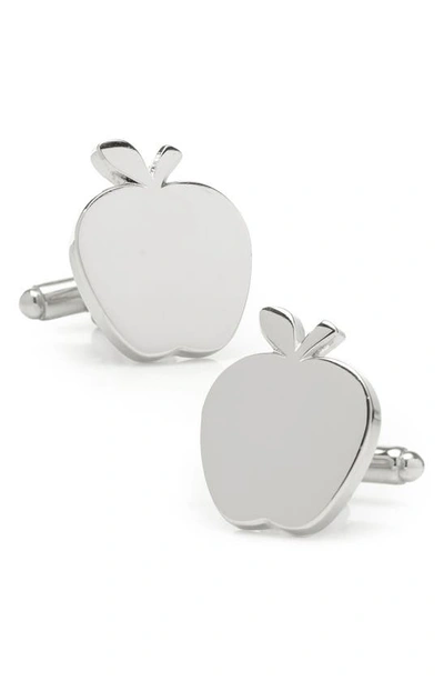 Cufflinks, Inc Apple Cuff Links In Silver