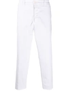 Haikure Straight Leg Cropped Trousers In White