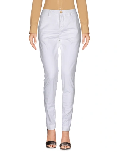 Aglini Casual Pants In White