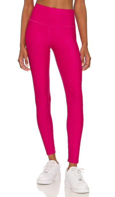 Alo Yoga Airlift High Waist Midi Leggings In Pink