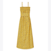 Tory Burch Ruffle Top Maxi Dress In Yellow