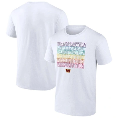 Fanatics Branded White Washington Commanders City Pride Team T-shirt