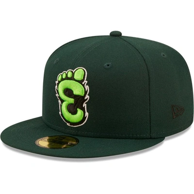 New Era Green Eugene Emeralds Authentic Collection 59fifty Fitted Hat