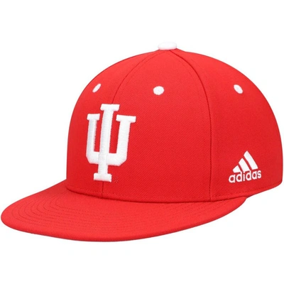 Adidas Originals Adidas Indiana Hoosiers Crimson On-field Baseball Fitted Hat
