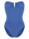 Eres Cassiopee Strapless U-hardware One-piece Swimsuit In Mediterranee