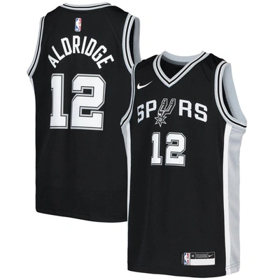 Nike Kids' Youth  Lamarcus Aldridge Black San Antonio Spurs Swingman Jersey