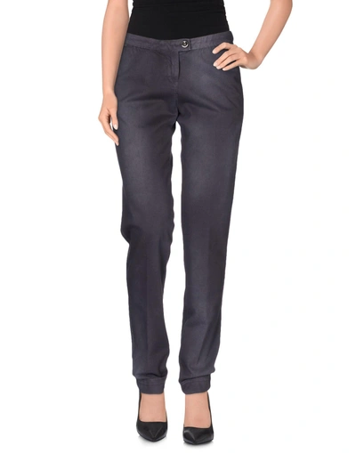 Armani Jeans Casual Pants In Purple