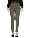 High Casual Pants In Military Green