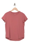 Madewell Vintage Crew Neck Cotton T-shirt In Vintage Quartz