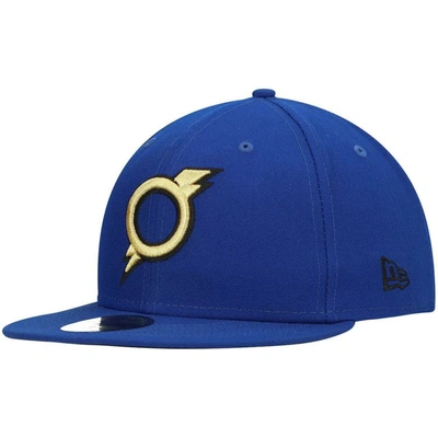 New Era Blue Omaha Storm Chasers Authentic Collection Team Alternate 59fifty Fitted Hat