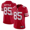 Nike George Kittle Scarlet San Francisco 49ers Vapor Limited Jersey In Red