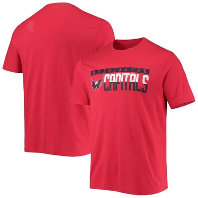 Levelwear Red Washington Capitals Richmond Wordmark T-shirt