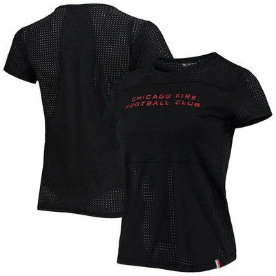 The Wild Collective Black Chicago Fire Mesh T-shirt