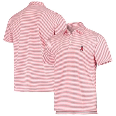 Vineyard Vines Red Los Angeles Angels Heathered Winstead Sankaty Polo