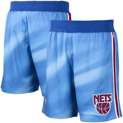 Mitchell & Ness Men's  Blue New Jersey Nets 1990/91 Hardwood Classics Authentic Shorts