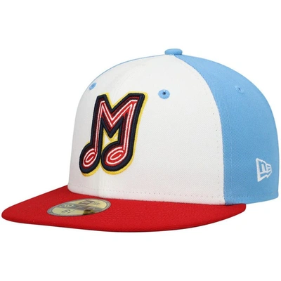New Era White Memphis Redbirds Authentic Collection Team Alternate 59fifty Fitted Hat