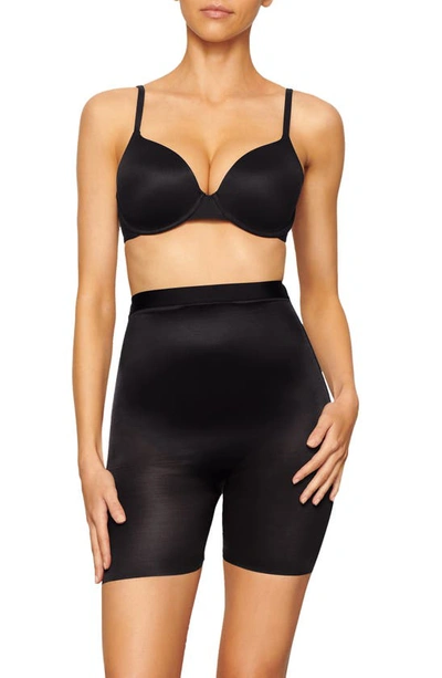 Skims Barely There Shapewear Low Back Shorts In Onyx