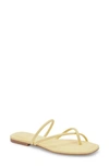 Dolce Vita Women's Leanna Strappy Flat Sandals Women's Shoes In Daffodil