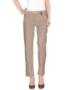 High Casual Pants In Light Brown