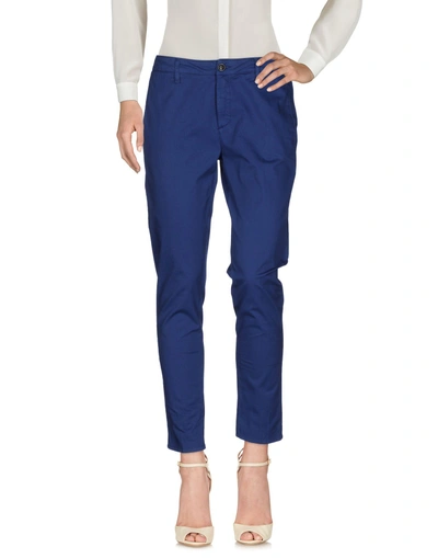 Department Five Casual Pants In Blue