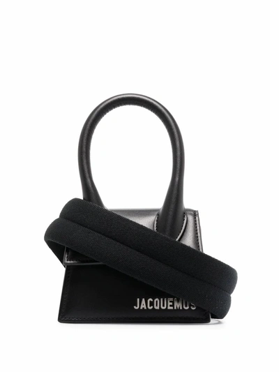 Jacquemus Le Chiquito Leather Mini Bag In Black