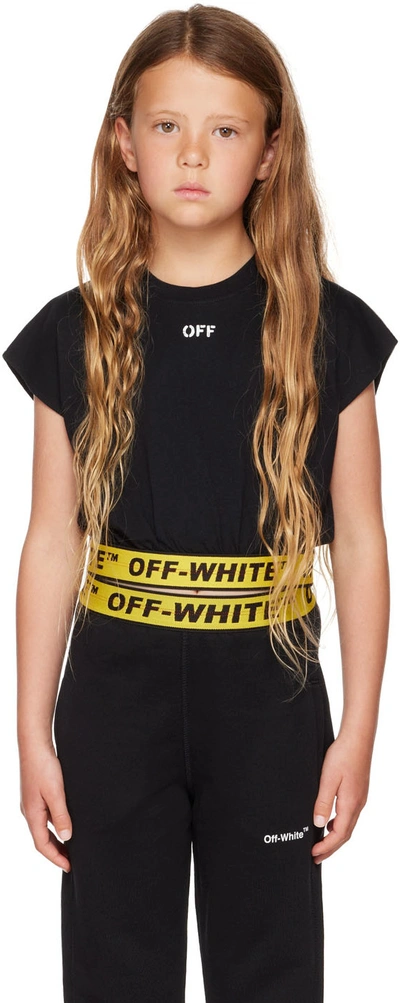 Off-white Black Cotton Off Industrial T-shirt