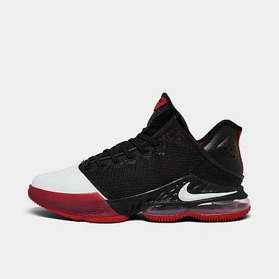 Nike Lebron 19 Low Basketball Shoes In Black/white/univ Red