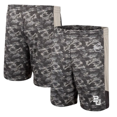 Colosseum Camo Baylor Bears Oht Military Appreciation Terminal Shorts In Black