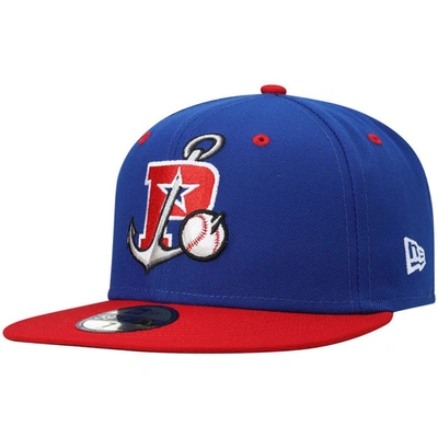 New Era Blue Stockton Ports Authentic Collection Road 59fifty Fitted Hat