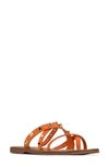 Nine West Women's Cerri Studded Sandals Women's Shoes In Orange