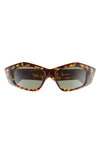 Fifth & Ninth Zaria 55mm Geometric Sunglasses In Torte/ Black