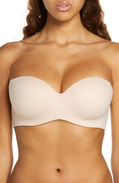Chantelle Lingerie Norah Padded Strapless Underwire Bra In Rose