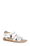 Cloud Bavo Ankle Strap Sandal In Off White Ash