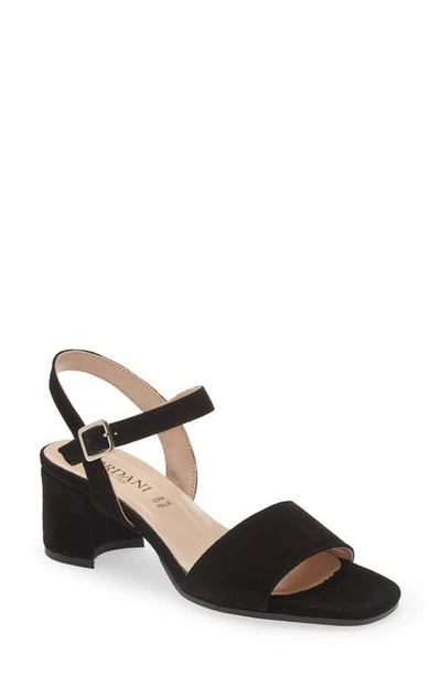 Cordani Irisse Block Heel Sandal In Black Suede