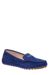 Kate Spade Deck Suede Driver Loafers In Outerspace