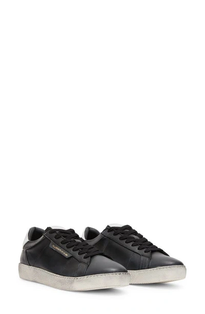Allsaints Sheer Sneaker In Black/ White