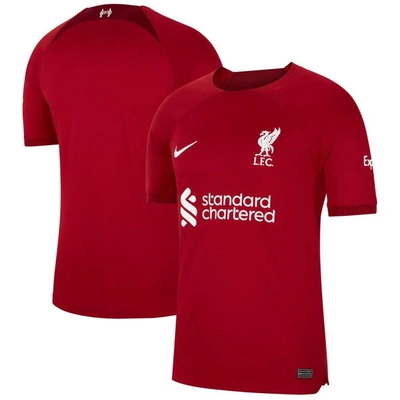 Nike Liverpool Fc 2022/23 Stadium Home  Men's Dri-fit Soccer Jersey In Red