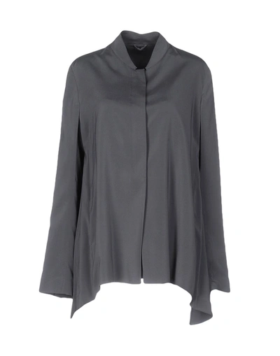 Brunello Cucinelli 纯色衬衫及女衬衣 In Grey