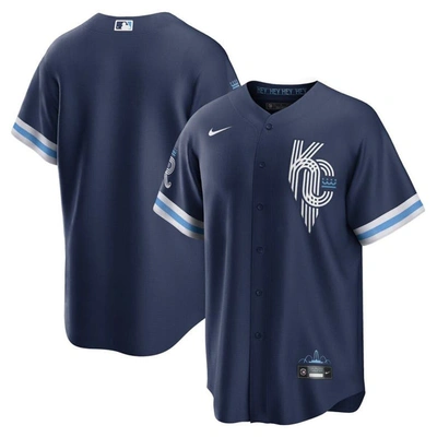 Nike Navy Kansas City Royals 2022 City Connect Replica Jersey