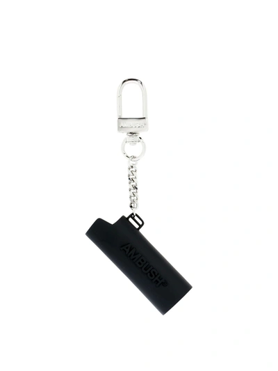 Ambush Lighter Case Brass Keychain In Black