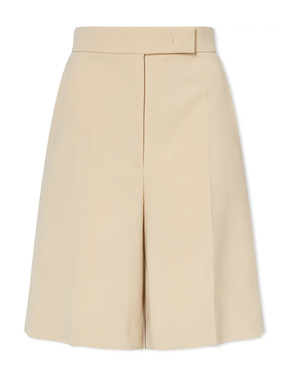 Max Mara Bray Longline Short In Beige