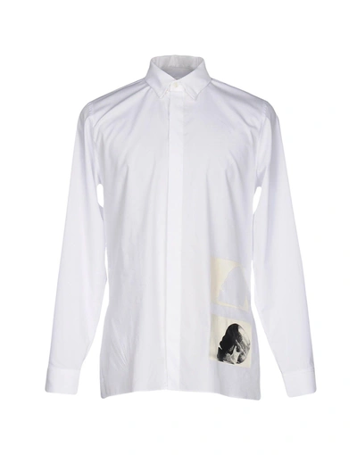 Cy Choi Solid Color Shirt In White