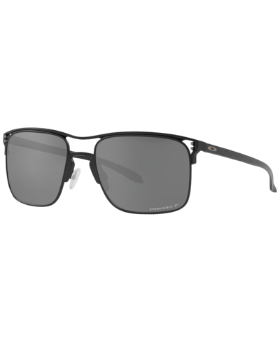 Oakley Holbrook Ti Prizm Black Titanium Mens Sunglasses Oo6048 604802 57 In Prizm Black Polarized