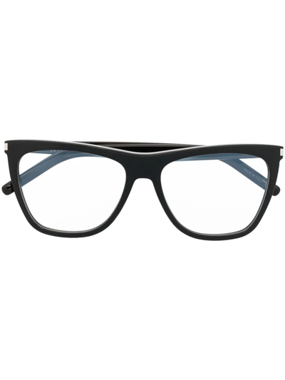 Saint Laurent Square-frame Eyeglasses In Black