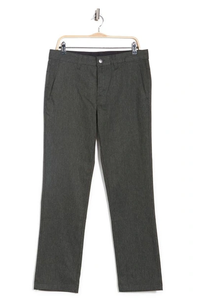 Volcom Vmonty Straight Leg Stretch Chinos In Charcoal Heather 22