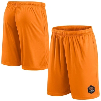 Fanatics Branded Orange Houston Dynamo Fc Primary Team Logo Shorts