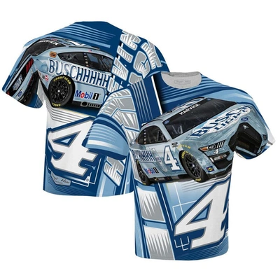 Stewart-haas Racing Team Collection White Kevin Harvick Busch Light Sublimated Dynamic Total Print T